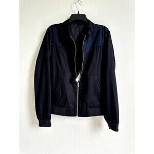 THE KOOPLES Sly Contrast Bomber Jacket In Black SIZE S $550